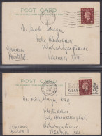 ⁕ United Kingdom 1938 London ⁕ West Ealing & Paddington To Vienna ⁕ 2v Used Postcards - Storia Postale