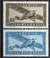 INDOCHINE Poste Aérienne N°32** & 33** Neufs Sans Charnière TB Cote 2€50 - Poste Aérienne