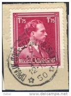 Qr827: N° 832: * OPHAIN-BOIS-SEIGNEUR-ISAAC * : Sterstempel - 1936-1957 Offener Kragen