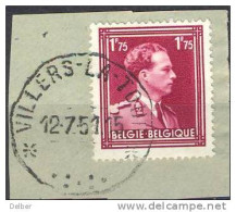 Qr832: N° 832: * VILLERS-LA-TOUR * : Sterstempel. - 1936-1957 Col Ouvert