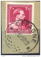 Qr852: N° 832: * OFFAGNE * : Sterstempel. - 1936-1957 Collar Abierto