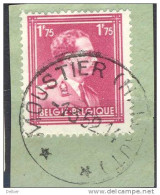 Qr855: N° 832: * MOUSTIER(HAINAUT) * : Sterstempel. - 1936-1957 Offener Kragen