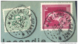 Qr849: N° 832 & 852: * MARTELANDE-LA-GRANDE * : Sterstempel. - 1936-1957 Col Ouvert