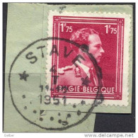 Qr874: N° 832: * STAVE * :sterstempel - 1936-1957 Col Ouvert