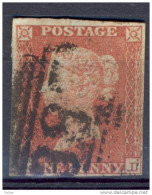 Ua431: Penny Red : Imperf. SG#8-12 : A__L  >>> 4 Margins - Used Stamps