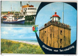 _R619: Groeten Van TERSCHELLING...> MECHELEN (B) + Onbekend-stempels... - Terschelling