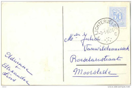 _G664: Fantasiekaart: N° 854: C_ LICHTERVELDE _C > Moorslede - 1951-1975 Heraldischer Löwe (Lion Héraldique)