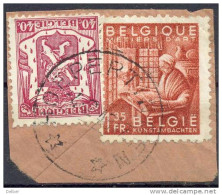 Xv826: N° 762  + 479:  / Fragment:  *HOEPERTINGEN *  Sterstempel - 1948 Export