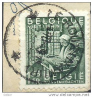 Xv836: N° 768 :/ Fragment: *LE ROULX(NAMUR) * : Sterstempel - 1948 Esportazione