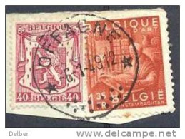 Xv843: N° 762 & N° 479 / Fragment: * OFFANGE * : Sterstempel - 1948 Esportazione