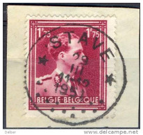 Qr798: N° 832:  * STAVE  *  : Sterstempel  / Fragment - 1936-1957 Col Ouvert