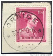 Qr803: N° 832:  * GRANDGLISE *  : Sterstempel  / Fragment - 1936-1957 Offener Kragen