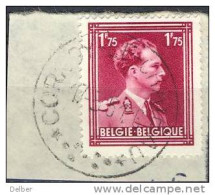 Qr813: N° 832:  * CORROY_LE- CHATEAU *  : Sterstempel  / Fragment : - 1936-1957 Open Collar