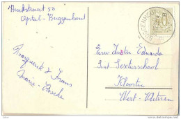 _N919: Fantasiekaart : N°853:   B BUGGENHOUT B >  West-Vleteren ... Met Sorteerstempeltje: Ay - 1951-1975 Heraldic Lion