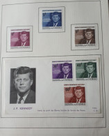 République Du Congo - 567/572 + BL15 - Kennedy - 1964 - MNH + Oblitérés + FDC - FDC