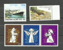 Christmas Island N°151, 162, 168 à 170 Neufs** Cote 5.90€ - Christmas Island