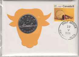 Canada Numisletter 1 Dollar Coin Ca Calgary 12.V.1975(CN153D) - Briefe U. Dokumente