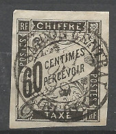 TAXE N° 11 CACHET à Date SAIGON CENTRAL / COCHINCHINE  / Used - Strafportzegels