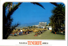 46795 - Spanien - Teneriffa , Playa De Las Tenerife Americas , Strand - Gelaufen  - Tenerife