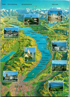 46785 - Schweiz - Zürichsee , Landkarte - Gelaufen 1999 - Zürichsee