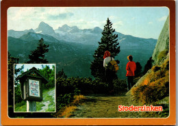 46589 - Steiermark - Ramsau , Stoderzinken , Wanderweg Zum Kircherl Mit Blick Auf Dachstein , Marterl  - Gelaufen 1995 - Ramsau Am Dachstein