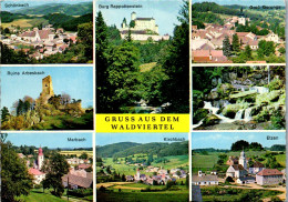 47138 - Niederösterreich - Waldviertel , Schönbach , Ruine Arbesbach , Marbach , Etzen , Mehrbildkarte - Gelaufen 1977 - Zwettl