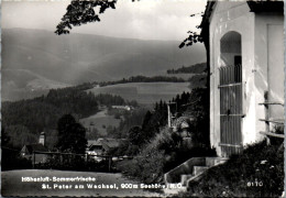 47106 - Niederösterreich - St. Peter Am Wechsel , Panorama - Gelaufen 1968 - Wechsel