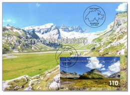 Switzerland  2023 (Box2) UNESCO Tektonikarena Sardona Tschingelhörner Mountains Berge Montagnes Montagne FDC - Briefe U. Dokumente