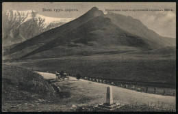 1907-1917 GEORGIA Military-Georgian Road - Le Mont Croix Et La Station De Croix, D'une Hauteur De 7600 Pieds - Géorgie