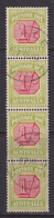 Australia, Scott J70 (SG D118), Used Strip Of Four - Port Dû (Taxe)