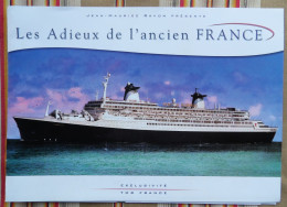 Lot Paquebot FRANCE NORWAY 2001 Les Adieux De L'ancien FRANCE TMR Paris Marseille - Andere & Zonder Classificatie