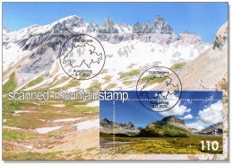 Switzerland  2023 (Box2) UNESCO Tektonikarena Sardona Tschingelhörner Mountains Berge Montagnes Montagne FDC - Covers & Documents