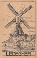 LEDEGHEM LEDEGEM - OORLOG 1914-1918 - DE MOLEN - PENTEKENING V.E. DUITSE SOLDAAT - KUNSTANSTALT HOFFMANN DRESDEN - Ledegem