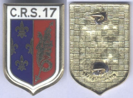 Insigne De La Compagnie Républicaine De Sécurité N° 17 - Politie En Rijkswacht