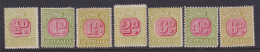 Australia, Scott J50-J56 (SG D91-D95, D97-D98), MLH - Segnatasse