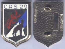 Insigne De La Compagnie Républicaine De Sécurité N° 29 - Police