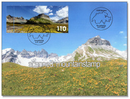 Switzerland  2023 (Box2) UNESCO Tektonikarena Sardona Tschingelhörner Mountains Berge Montagnes Montagne FDC - Brieven En Documenten