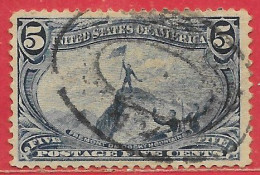 Etats-Unis D'Amérique N°132 5c Bleu 1898 O - Used Stamps