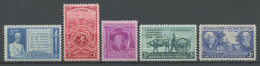 EU 1948 N° 529/533 ** Neufs MNH Superbes C 2.10 € Gettysburg Lincoln Gymnastique Harris Bovin Boeuf Minnesata Washington - Ungebraucht