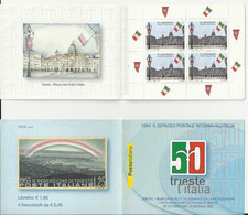 2004 - Italia - 50° Anniversario Trieste All'Italia - Libretto Nuovo - Carnets