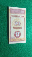 MOĞOLİSTAN-         20 TUGRİK             UNC - Mongolia