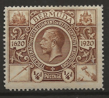 Bermuda, 1921, SG  74, Mint Hinged - Bermuda