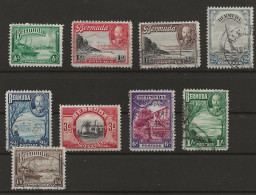 Bermuda, 1936, SG  98 - 106, Complete Set, Used (3d Mint Hinged) - Bermuda