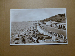 West Beach And Promenade , Boscombe  1954 (9702) Map In Arched - Bournemouth (ab 1972)