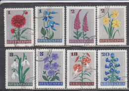 Bulgaria 1966 -Garden Flowers, Mi-Nr. 1683/90, Used - Gebraucht