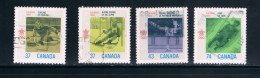 CANADA 1988 - Giochi Olimpici Invernali Calgary, 5' Emissione, Serie Completa Usata - Gebruikt