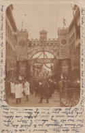 BRUGGE 1906 FOTOKAART FEEST WELKOM FEESTBOOG - NAAR SLUIS L'ECLUSE ZEELAND - Brugge