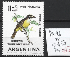 ARGENTINE PA 96 ** Côte 1.50 € - Posta Aerea