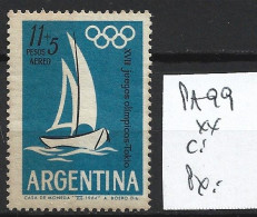 ARGENTINE PA 99 ** Côte 1 € - Airmail