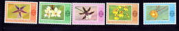 Trinité ** N° 372 à 376 - Orchidées - Trinité & Tobago (1962-...)
